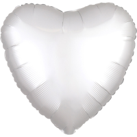 Standard Heart Silk Lustre White